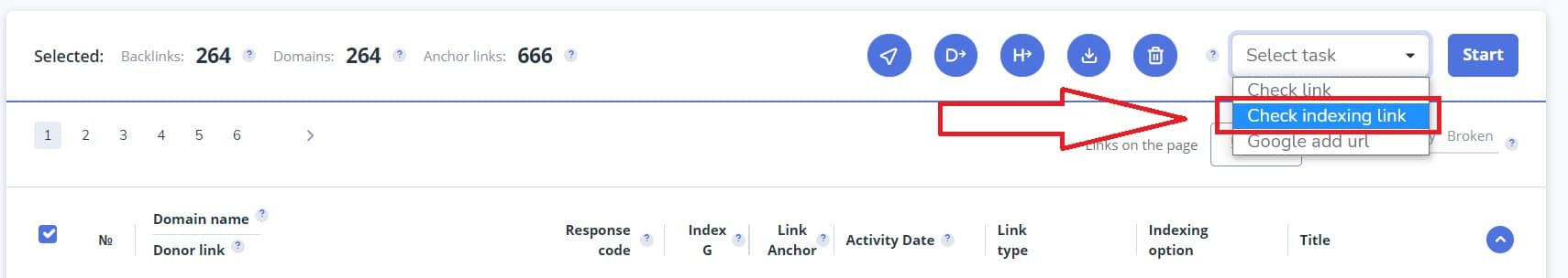 Check_indexing_link để kiểm tra backlink đã được index Google hay chưa
